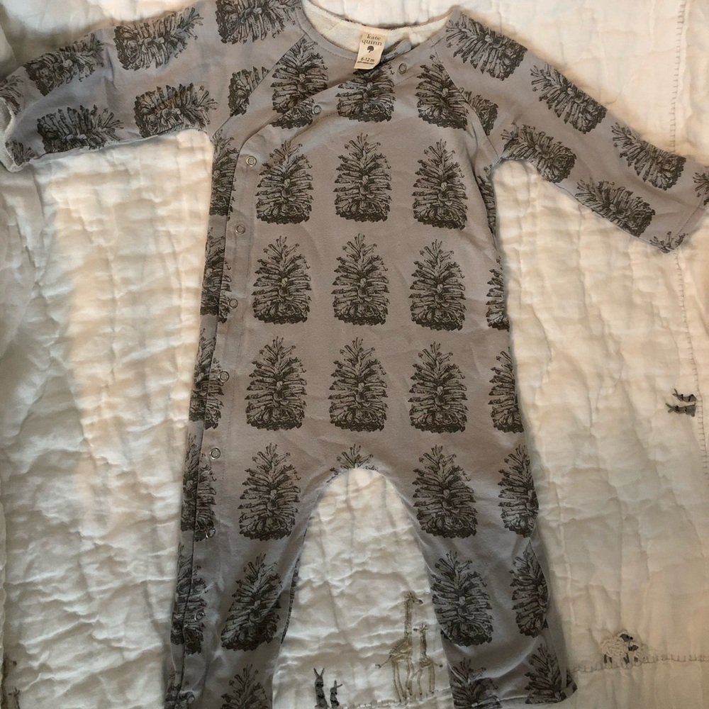 Kate Quinn Organics Pine Cone Lined Coverall